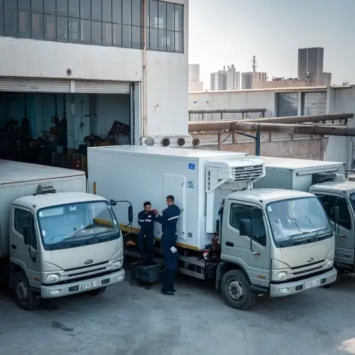 custom built refrigeration body for a delivery truck, designed for preserving perishable goods